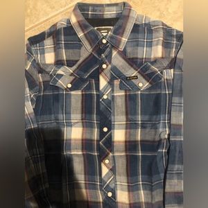 Authentic G-Star blue & red flannel size Small